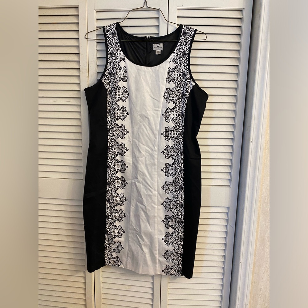 Worthington black and white dress